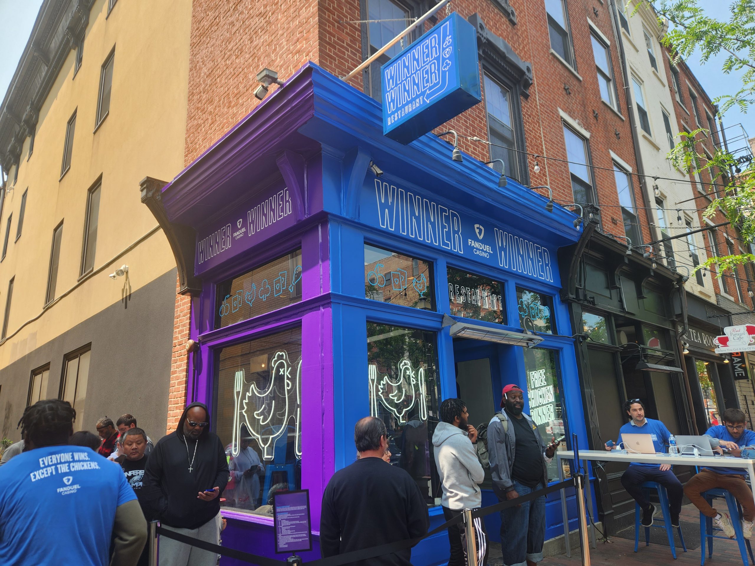 FanDuel Take over event space philadelphia corporate pop up activation old city social